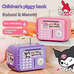 Large-Capacity Safe Plastic Piggy Bank in Box Shape Exclusive Access Savings Gift with Password Entry for Boys and Girls