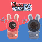 Cute Bunny Walkie-Talkie Toy for Kids with Long Range & Flashlight