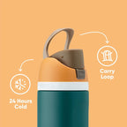 1000ml Stainless Steel Water Bottle for Outdoor Activities and Office