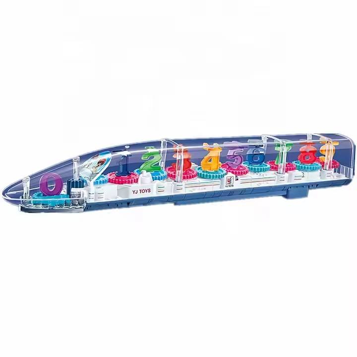 LED Light-Up Number Train Toy with Musical & Colorful Flashing Lights 🚂✨