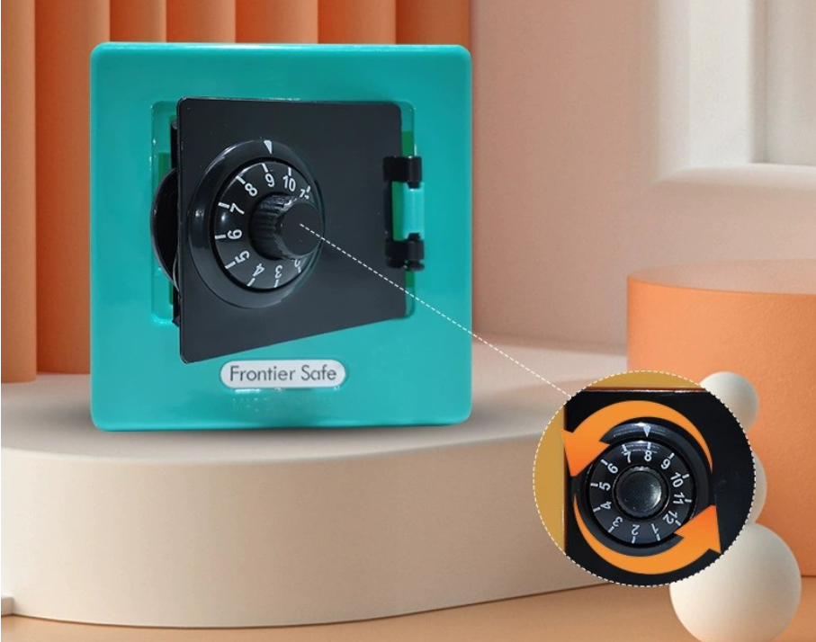 Mini Combination Lock Safe Money Box for Kids & Home Savings