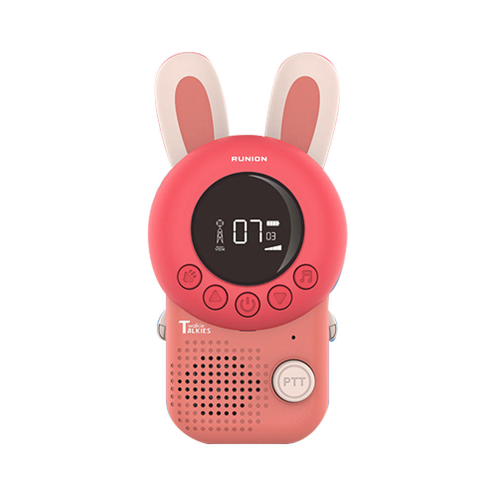 Cute Bunny Walkie-Talkie Toy for Kids with Long Range & Flashlight