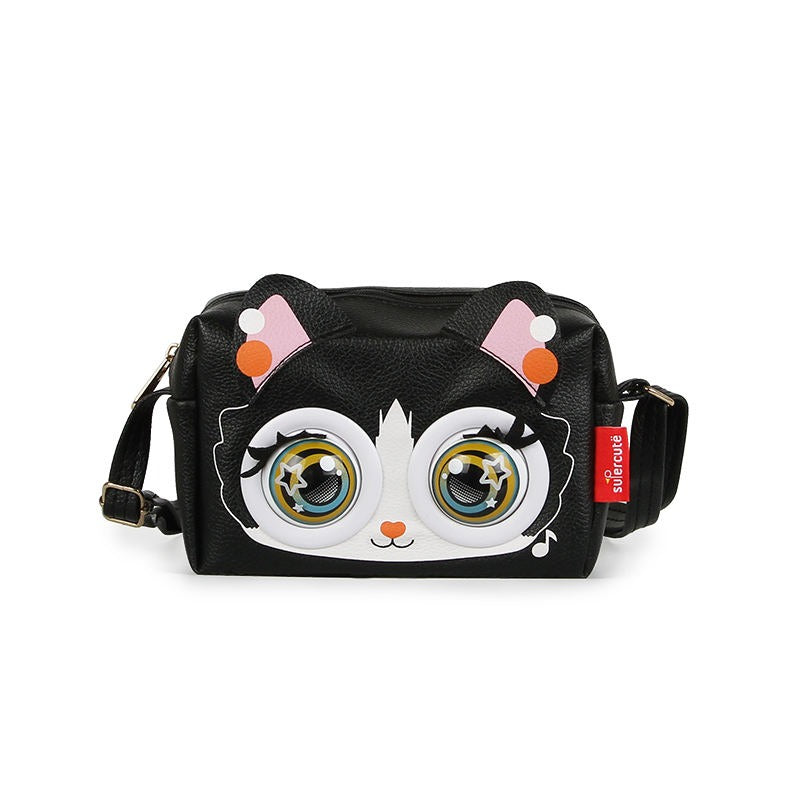 Interactive Purse Pet – Blinking & Sound-Activated Girls Bag