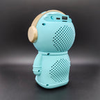 Astronaut Bluetooth Speaker – Wireless Portable Spaceman Music Player with LED Night Light – Mini Desktop Decor for Kids, Teens, and Space Lovers