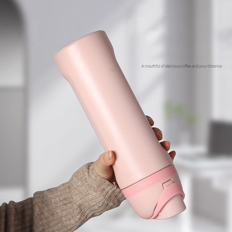 1000ml Stainless Steel Water Bottle for Outdoor Activities and Office