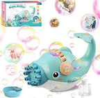 Dolphin Bubble Machine Toy – 10-Hole Automatic Bubble Blower for Kids 🐬🫧