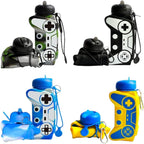 🎮 Game Controller Shape Silicone Water Bottle – 550ML