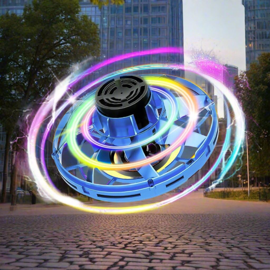 360° Flying Spinner Boomerang Toy with RGB LED Lights