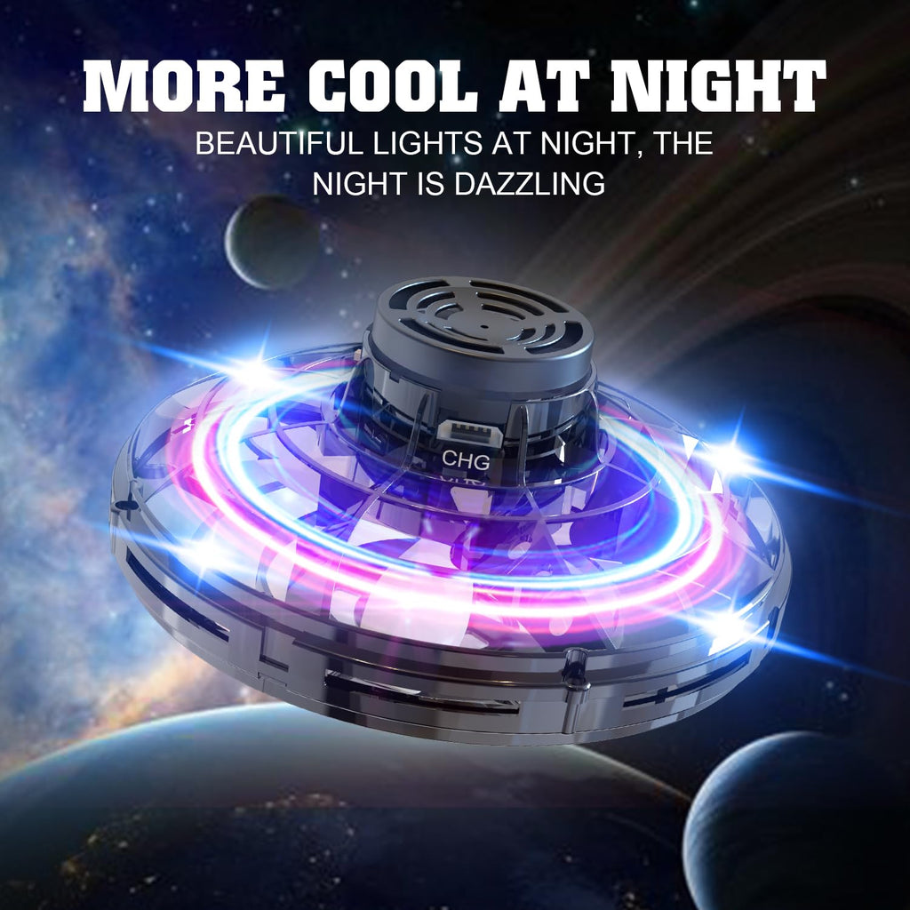 360° Flying Spinner Boomerang Toy with RGB LED Lights