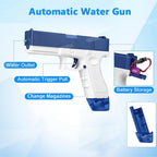 Electric Water Battle Gun – USB Rechargeable Automatic Water Blaster for Kids &amp; Adult