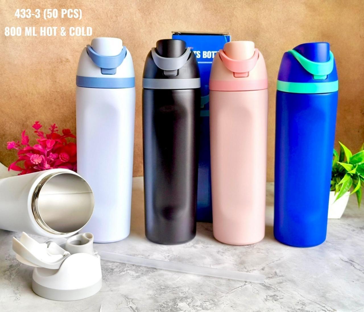 1000ml Stainless Steel Water Bottle for Outdoor Activities and Office