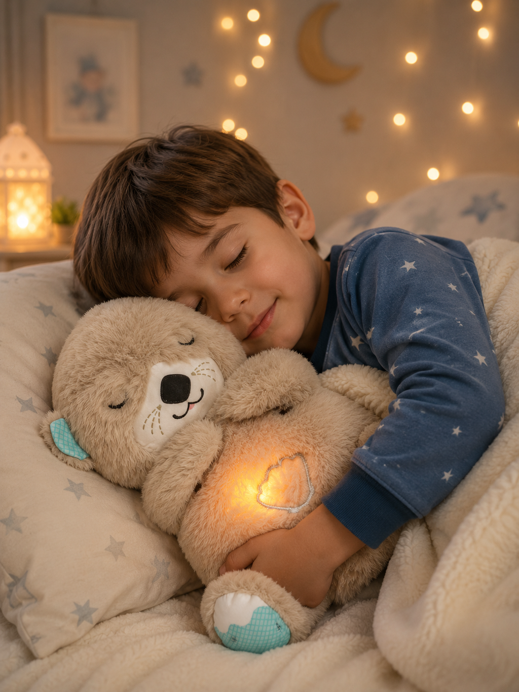 Premium Breathing Plush Bear with Glowing Heart 🧸💖✨