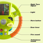 Musical Kids Steering Wheel Toy with Engaging Car Sounds