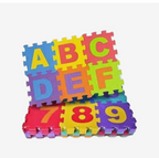 Pack of 2 Educational Alphabet & Number EVA Foam Puzzle Mats for Kids