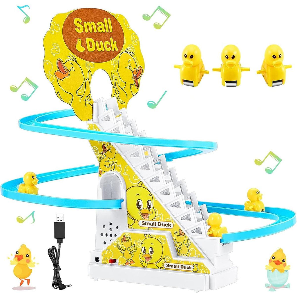 🐥 Small Duck Climbing Stair Toy With Music & Lights 🎵