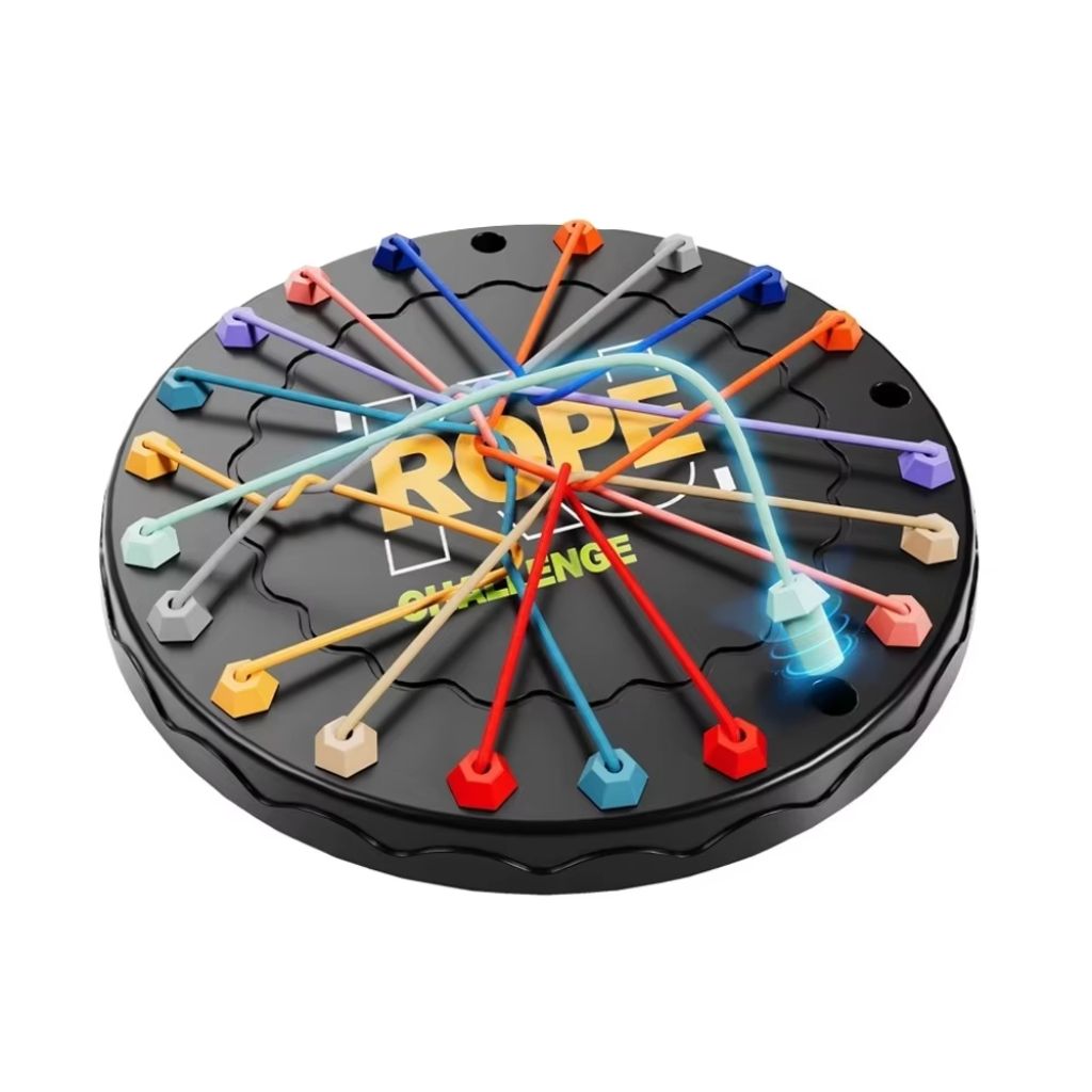 Interactive String Puzzle Board Game for Kids