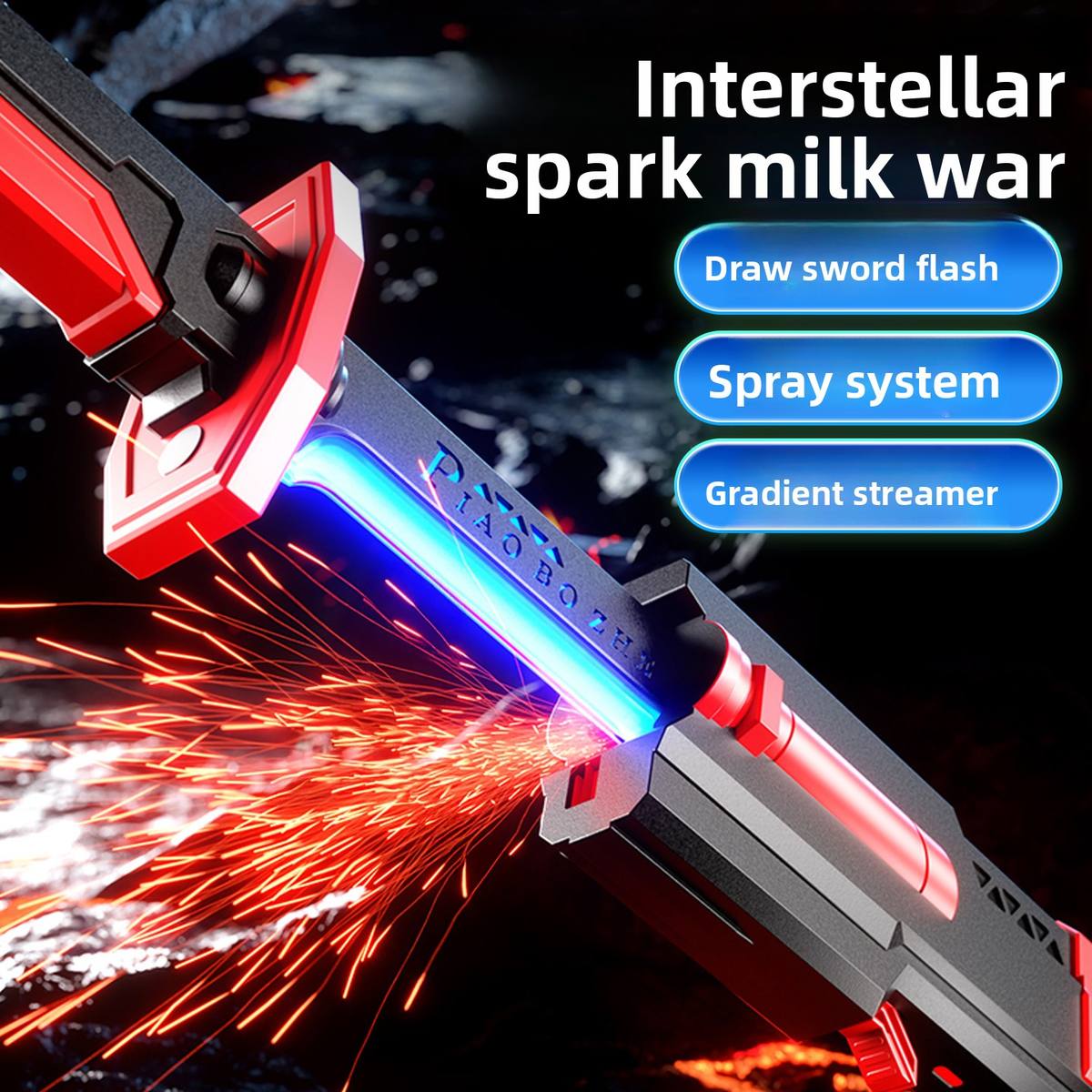 LED Light-Up Futuristic Toy Sword for Kids