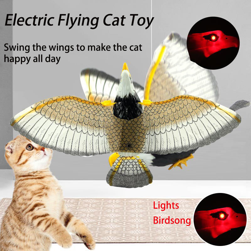 🦅 Watch the eagle flap, fly & rotate! Fun entertainment for kids and pets. Order now! ✨