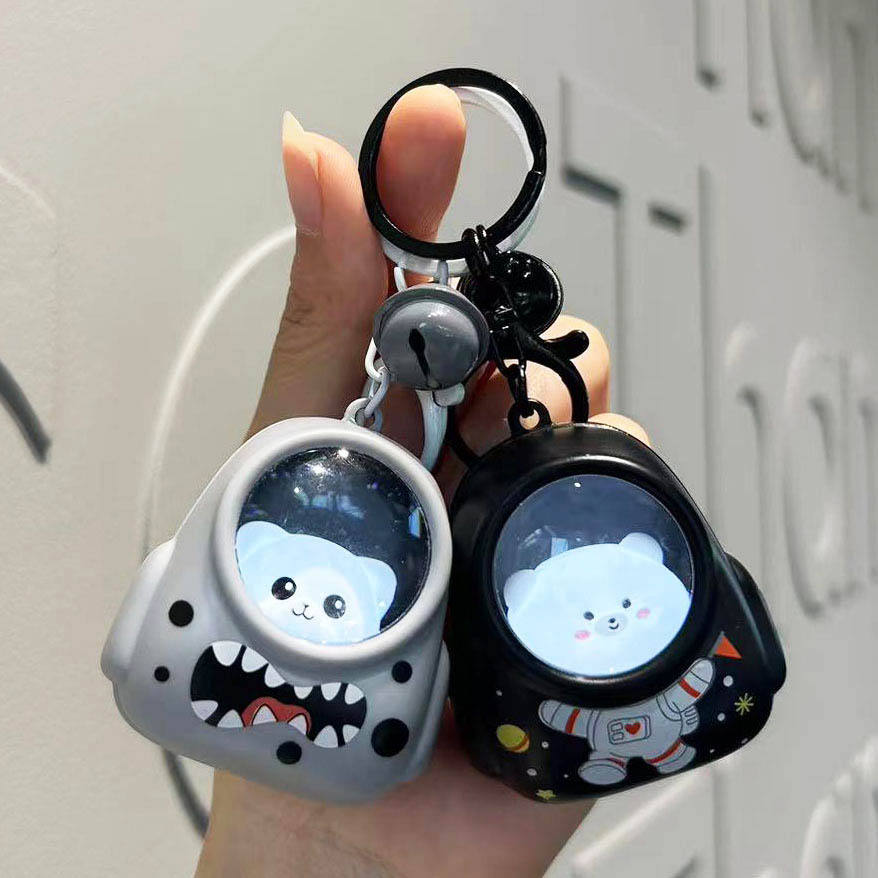 ✨ Cute LED Glow Keychain – Light up your keys, bags, and style wherever you go! 🔑💡(pack of 2)