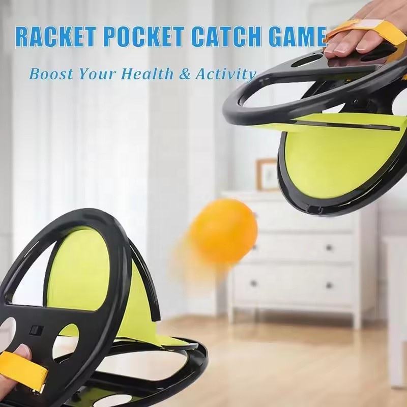 Catch Ball Paddle Game Set – Fun Indoor & Outdoor Toss Toy for Kids & Family Play