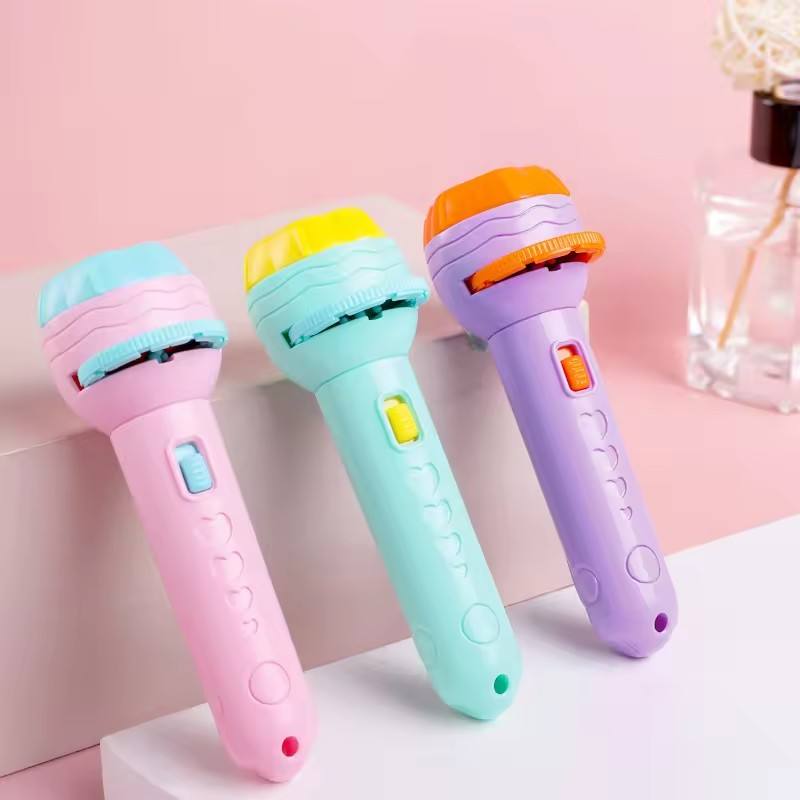 ✨ Kids Animal Projection Flashlight Toy – Fun Learning Projector Torch for Children 🐘🌈