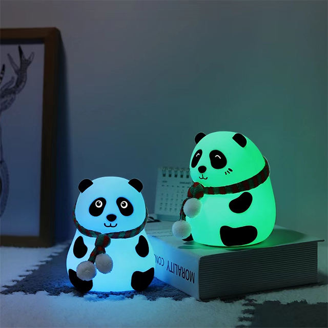 Luxury Panda Silicone Night Lamp – Premium Portable Ambient Glow