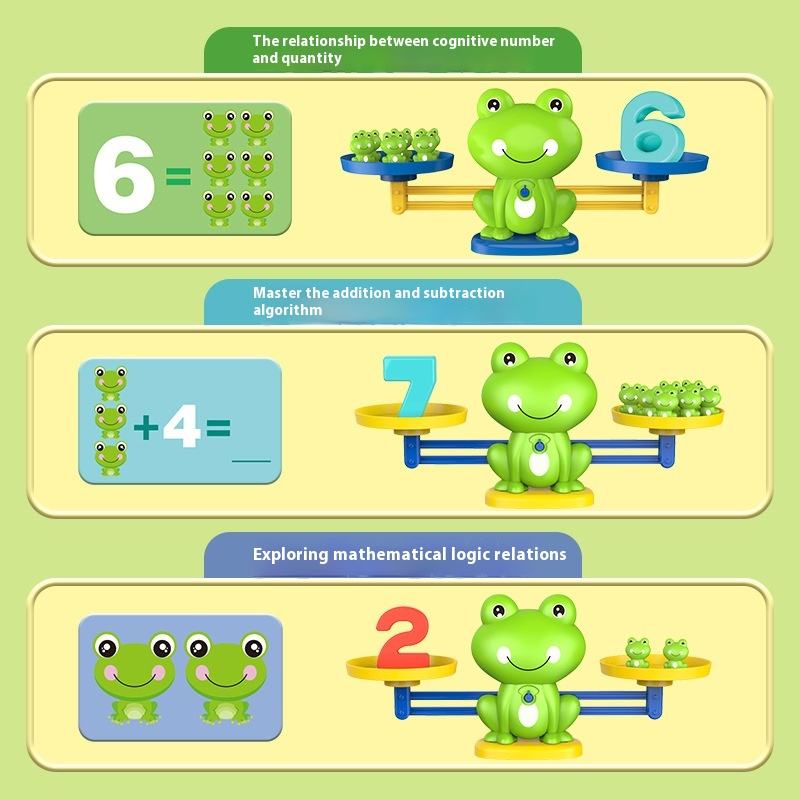 🐸 Frog Balance Math Learning Toy for Kids
