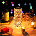Crystal RGB Diamond Touch Lamp with Remote
