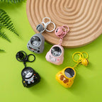 ✨ Cute LED Glow Keychain – Light up your keys, bags, and style wherever you go! 🔑💡(pack of 2)