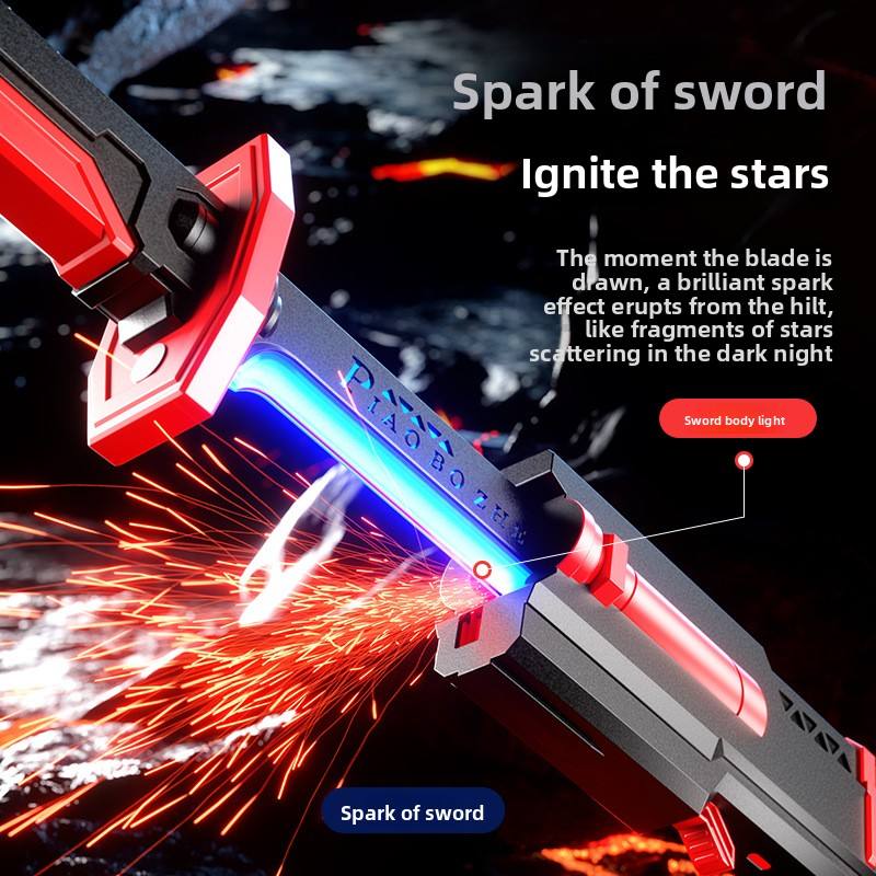 LED Light-Up Futuristic Toy Sword for Kids