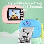 Kids Instant Print Camera for Photos & Videos 🎥📸