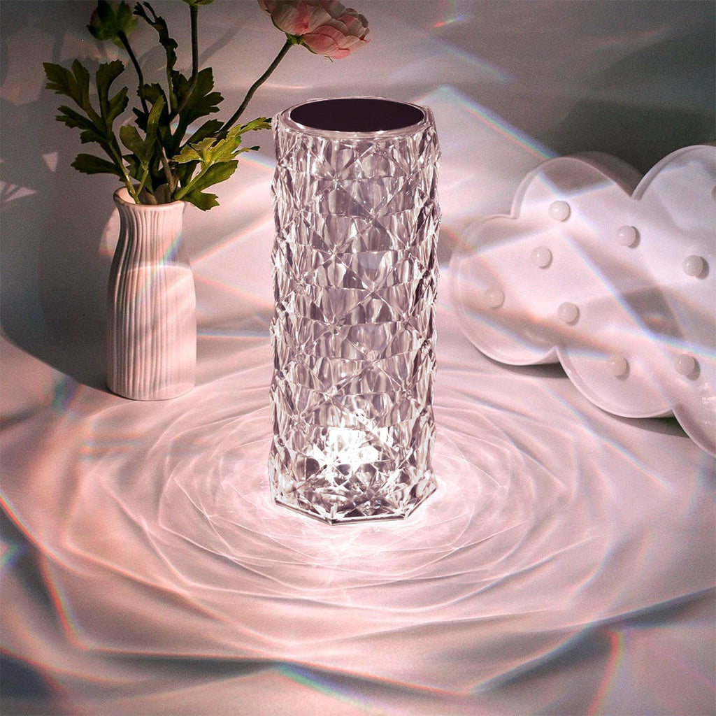 Crystal RGB Diamond Touch Lamp with Remote