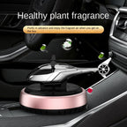 Solar Powered Helicopter Car Air Freshener – Luxury Dashboard Decor