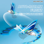 USB Rechargeable Flying Space Bird Toy with LED Lights & Smart Motion Sensor