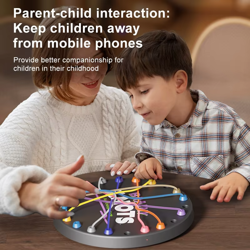 Interactive String Puzzle Board Game for Kids