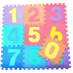 Pack of 2 Educational Alphabet & Number EVA Foam Puzzle Mats for Kids