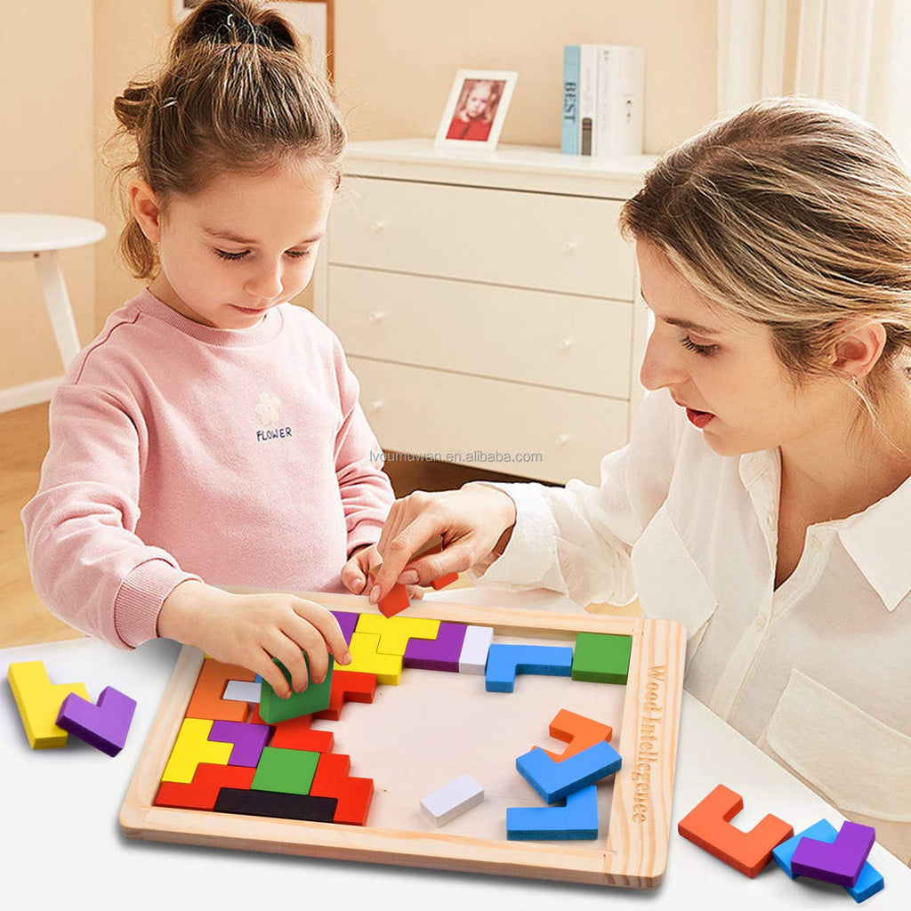 Wooden Intelligence Puzzle Board for Kids