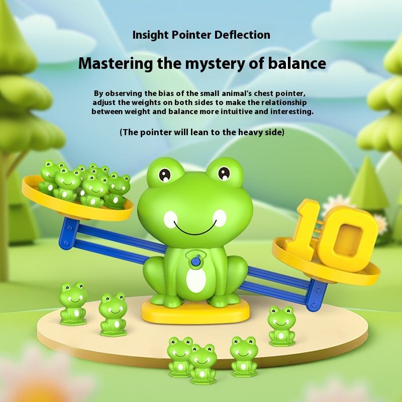 🐸 Frog Balance Math Learning Toy for Kids