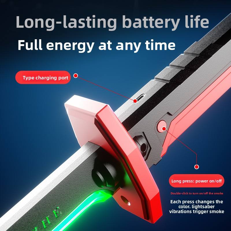 LED Light-Up Futuristic Toy Sword for Kids