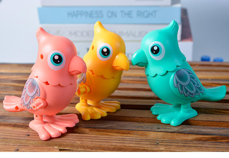 Pack of 3 Happy Jumping Parrot Toys for Kids