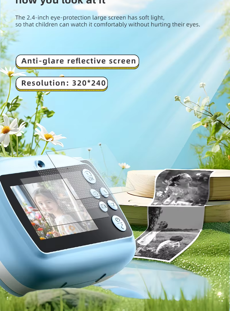 Kids Instant Print Camera for Photos & Videos 🎥📸