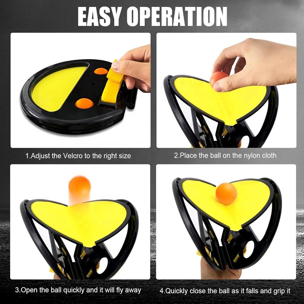 Catch Ball Paddle Game Set – Fun Indoor & Outdoor Toss Toy for Kids & Family Play