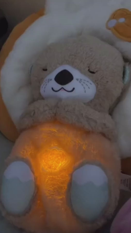 Premium Breathing Plush Bear with Glowing Heart 🧸💖✨