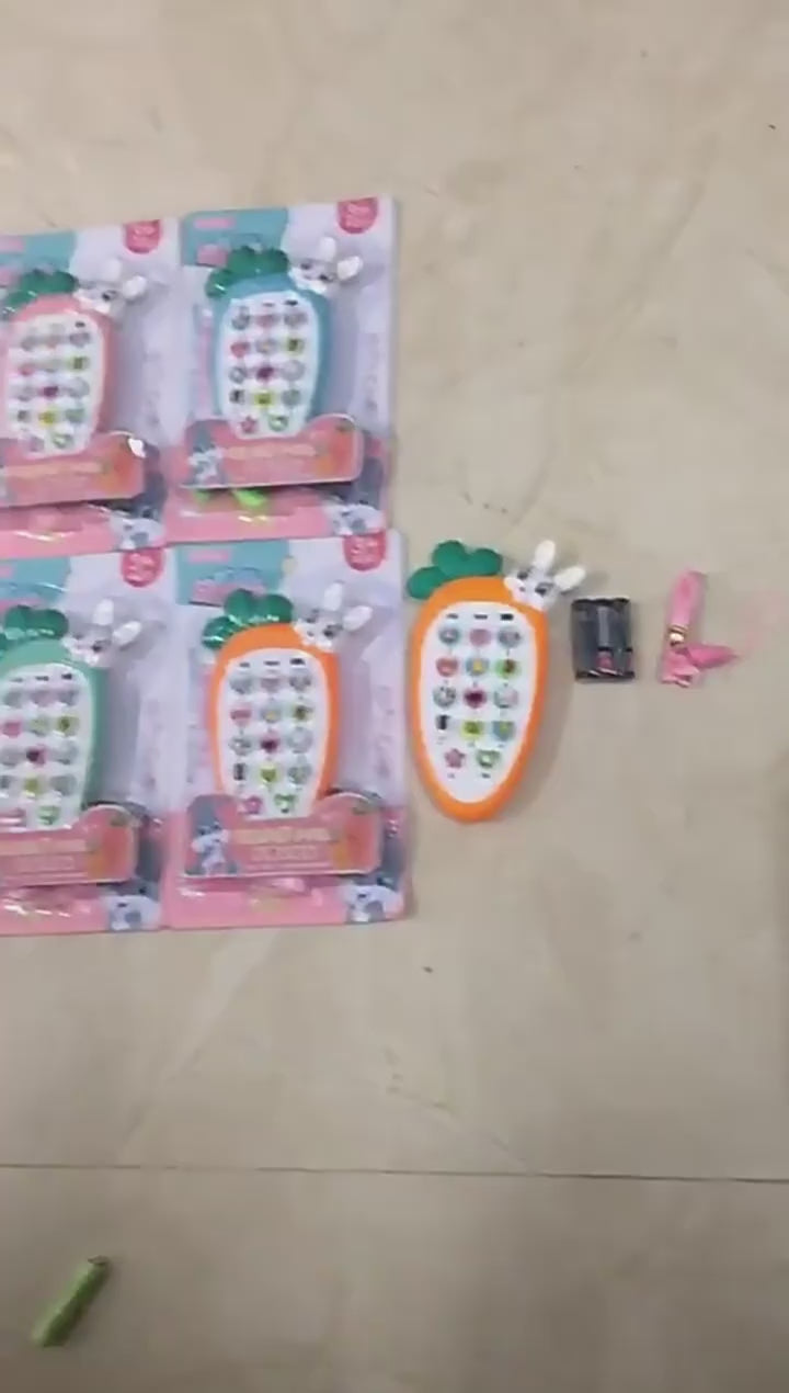 Kids Intelligent Mobile Phone Toy with Music & Learning Modes | Educational Cartoon Phone for Toddlers
