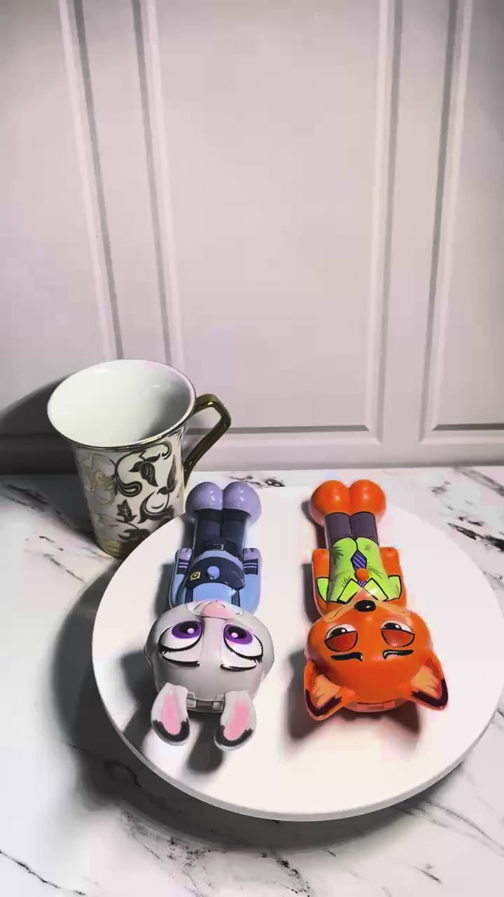 Cute Cartoon Kids Toothbrush 🦊🪥   (Perfect Return Gift For Kids Birthday Parties 🎁🐰)