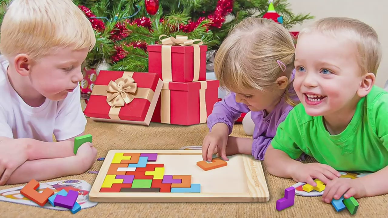 Wooden Intelligence Puzzle Board for Kids