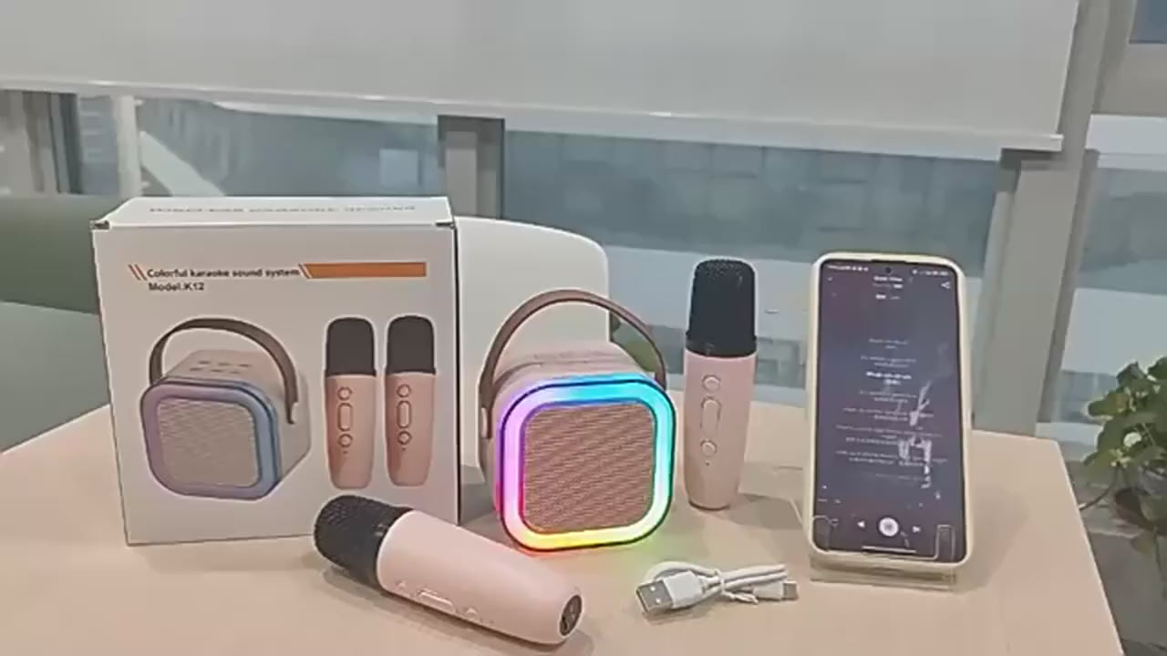 K12 Wireless Karaoke Speaker & Mic Set 🎤✨