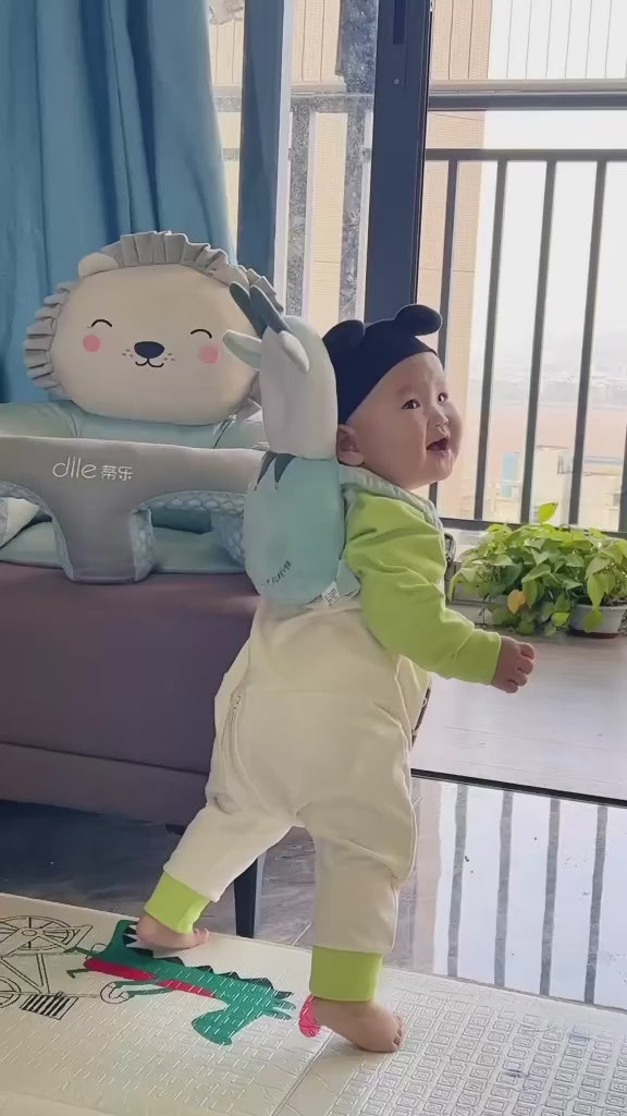 Baby Head Protector Cushion Backpack – Bee Design | Soft Anti-Fall Safety Pillow