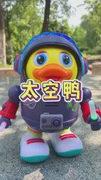 🚀 Space Duck Adventure Toy – Walking, LED Lights & Musical Fun for Kids