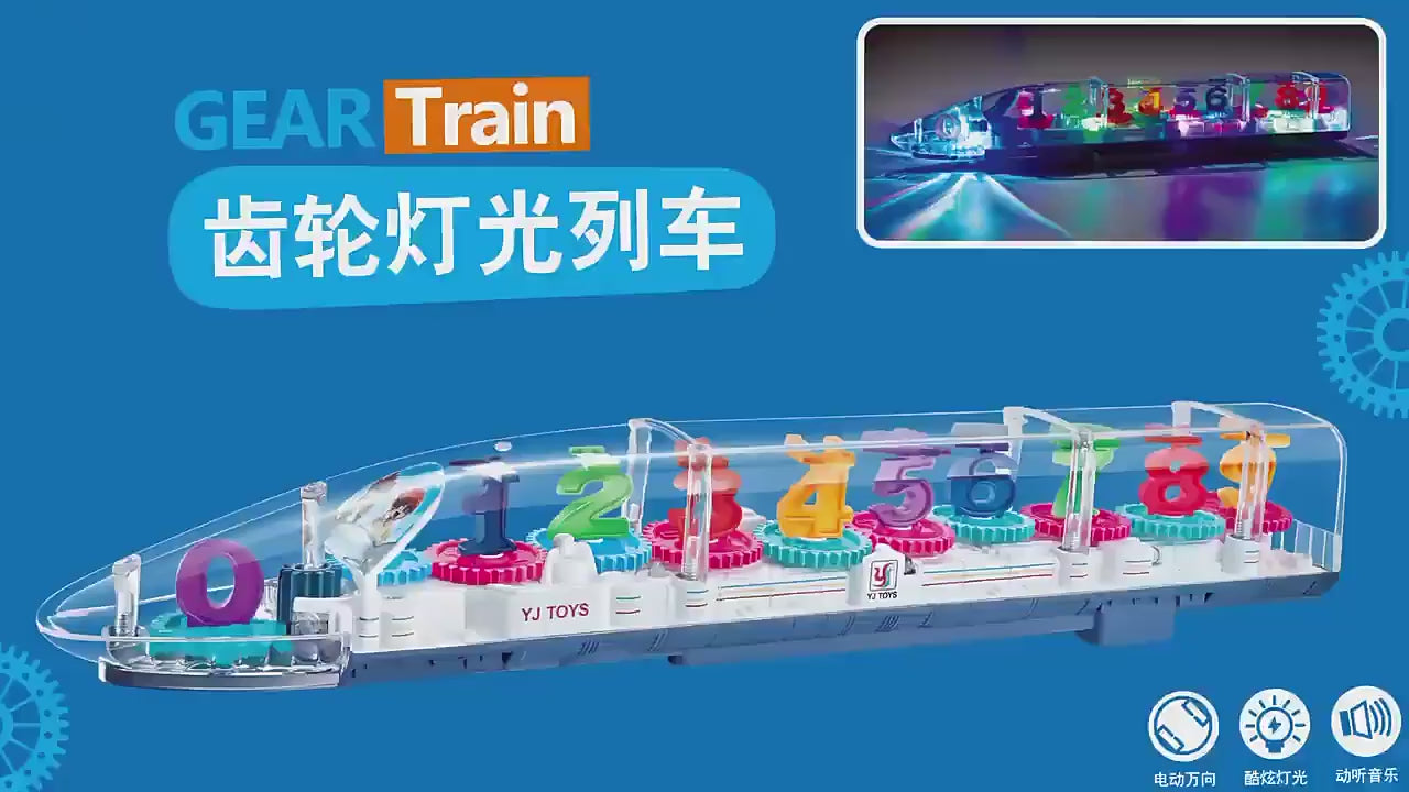 LED Light-Up Number Train Toy with Musical & Colorful Flashing Lights 🚂✨